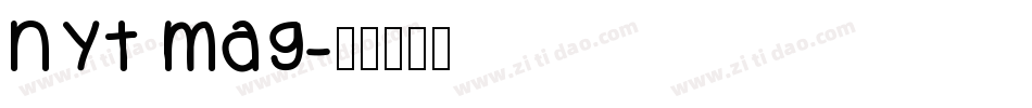 nyt mag字体转换